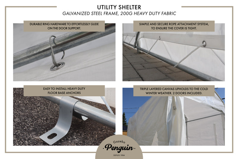 Utility Shelter 5 Ft. X 8 Ft.