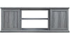 Manhattan Comfort Franklin 60\" TV Stand with 2 Doors & Open Shelves - Grey