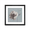 \"Floral Symposium Ii\" Matted and Framed Black 36x36 Wall Art