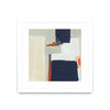 \"Bay Bridge V1\" Matted and Framed White 36x36 Wall Art