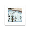 \"Self Reflection\" Matted and Framed White 36x36 Wall Art