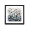 \"Crowd Sourcing\" Matted and Framed Black 36x36 Wall Art