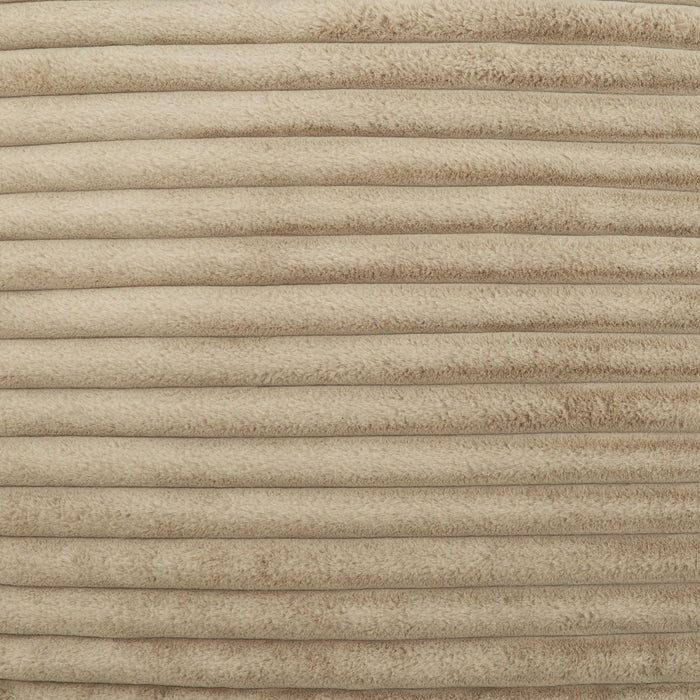 Sealy Teddy Corduroy High Density Foam Bean Bag Chair - Beige