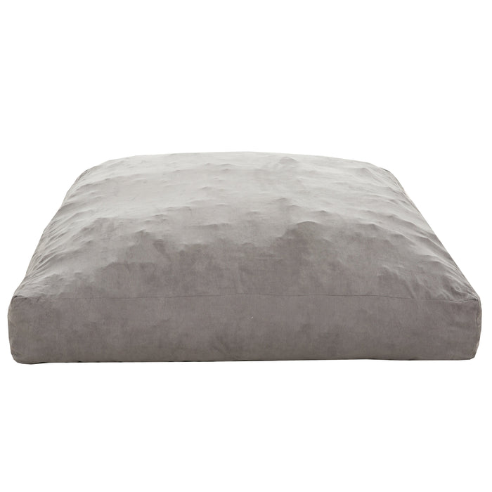 Sealy Teddy Corduroy High Density Foam Bean Bag Chair - Beige