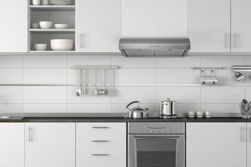Hauslane Chef 30\" Convertible Stainless Steel Under Cabinet Range Hood - UC-B018SS-30