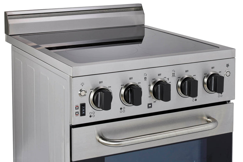 Prestige by Unique 20-Inch Convection Electric Range - UGP-20V EC S/S 