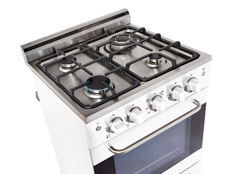 Prestige by Unique 20-Inch Convection Gas Range - UGP-20V PC1 W 