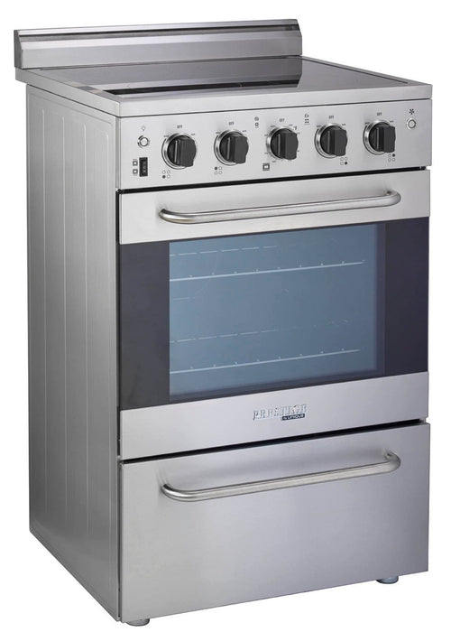Prestige by Unique 24-Inch Convection Electric Range - UGP-24V EC S/S 