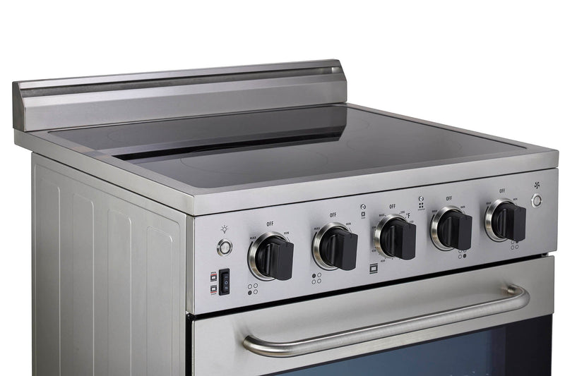 Prestige by Unique 24-Inch Convection Electric Range - UGP-24V EC S/S 