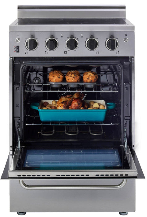 Prestige by Unique 24-Inch Convection Electric Range - UGP-24V EC S/S 