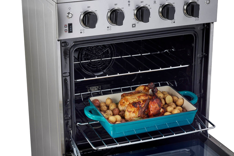 Prestige by Unique 24-Inch Convection Electric Range - UGP-24V EC S/S 
