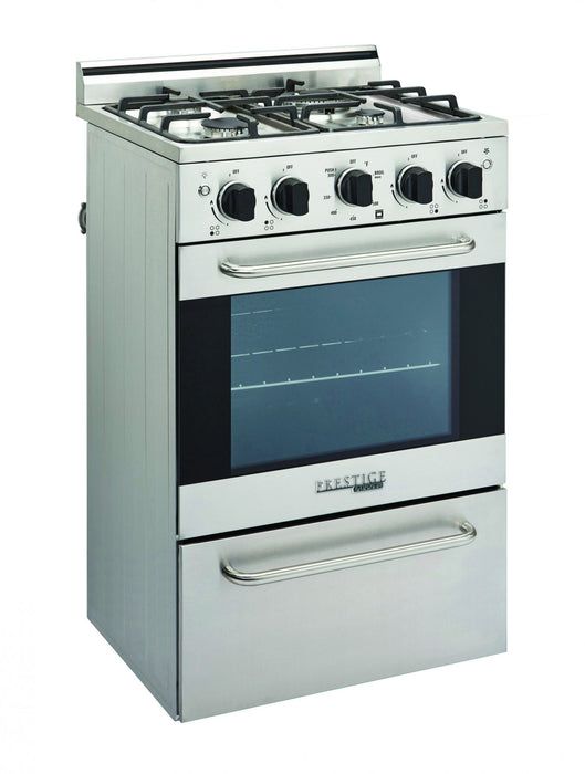 Prestige by Unique 20-Inch Convection Gas Range - UGP-20V PC1 S/S  