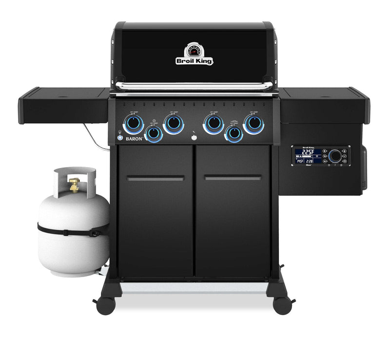 Baron 490 Pro Shadow 65,000-BTU Natural Gas Grill – Black - 674147