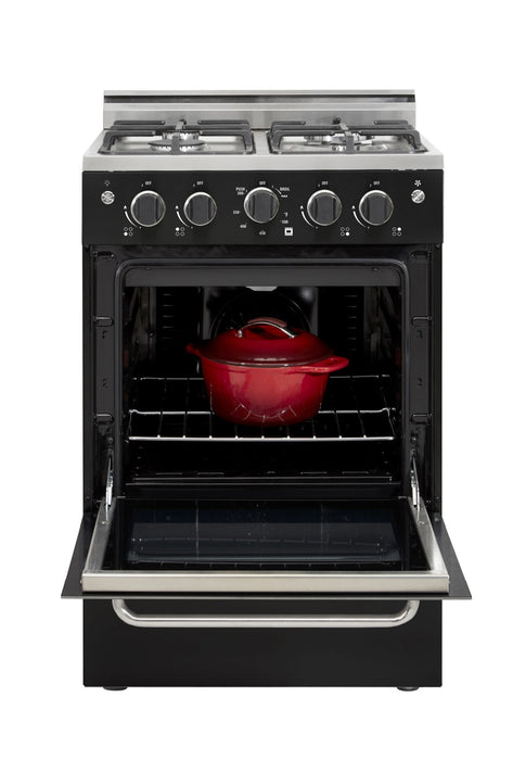 Prestige by Unique 24-Inch Convection Gas Range - UGP-24V PC1 B 