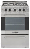 Prestige by Unique 24-Inch Convection Gas Range - UGP-24V PC1 S/S 