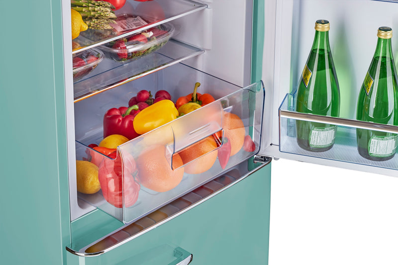 Classic Retro by Unique 7 Cu. Ft. Bottom Freezer Refrigerator - UGP-215L T AC 