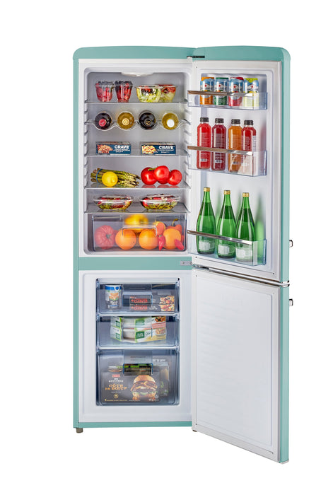 Classic Retro by Unique 7 Cu. Ft. Bottom Freezer Refrigerator - UGP-215L T AC 
