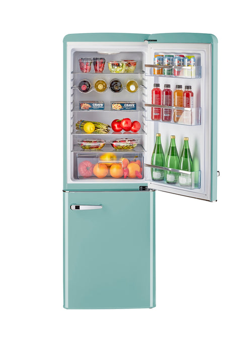 Classic Retro by Unique 7 Cu. Ft. Bottom Freezer Refrigerator - UGP-215L T AC 