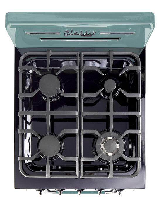 Classic Retro by Unique 24-Inch Convection Gas Range - UGP-24CR T 