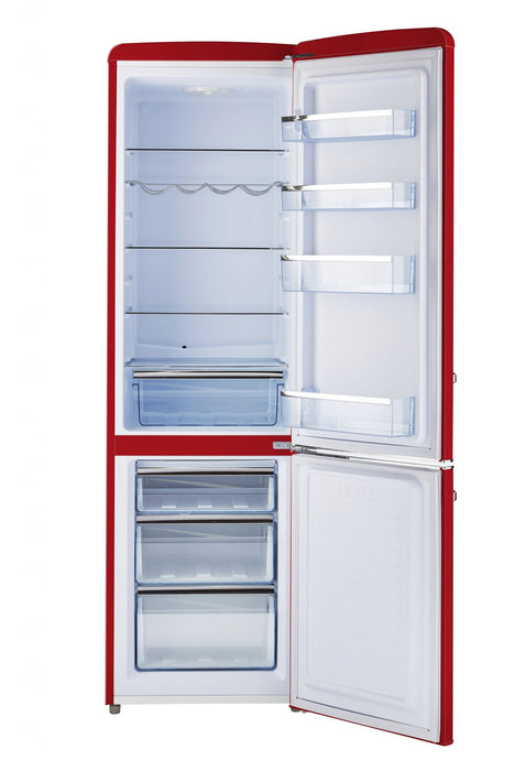 Classic Retro by Unique 9 Cu. Ft. Bottom Freezer Refrigerator - UGP-275L R AC 