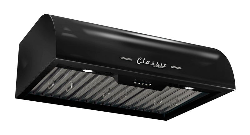Classic Retro by Unique 30-Inch Under Cabinet Range Hood - UGP-30CR RH B 