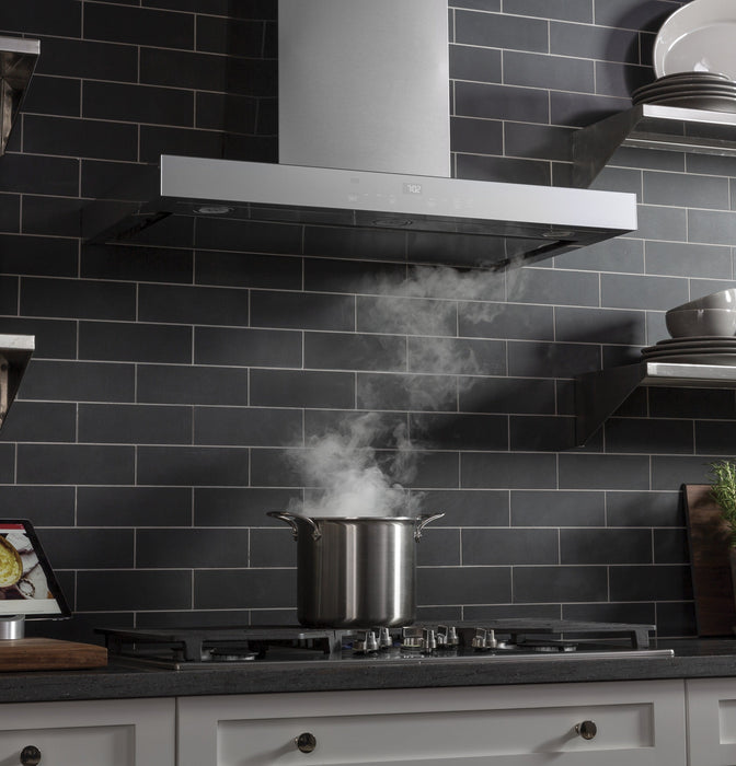 GE 36\" Smart Wall-Mount Range Hood - UVW9361SLSS