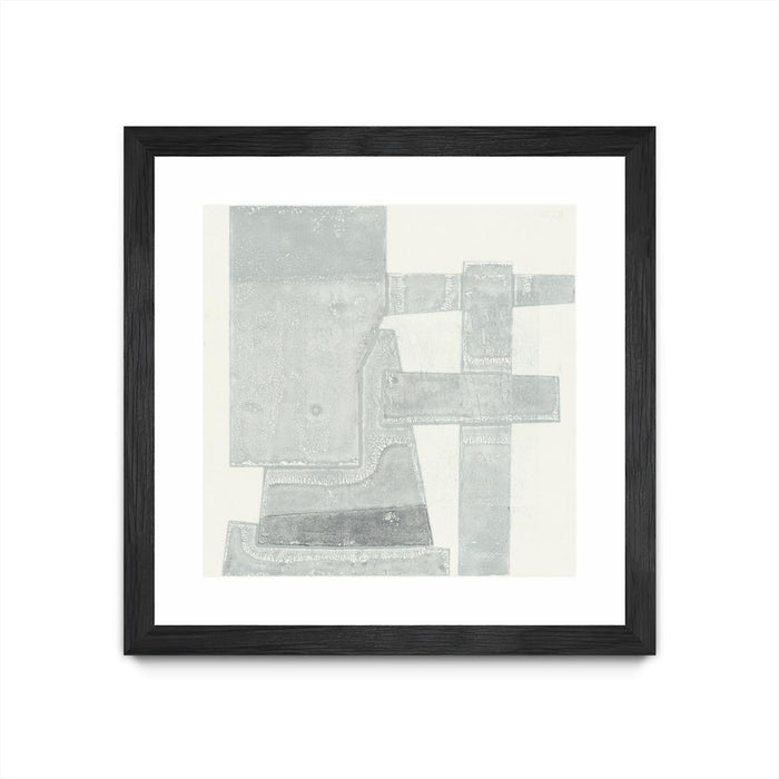 \"Orien\" Matted and Framed Black 30x30 Wall Art