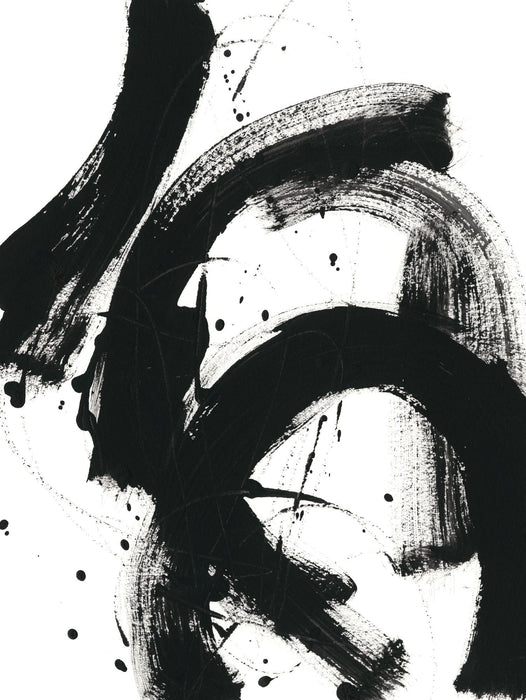 \"Onyx Gesture Ii\" Giant Art 72x54 Wall Art