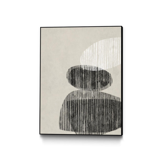\"Nested Ii\" Canvas Framed Black 24x32 Wall Art