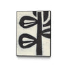 \"Symbiotic V\" Canvas Framed Black 18x24 Wall Art