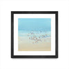 \"Beach Day Ii\" Matted and Framed Black 30x30 Wall Art