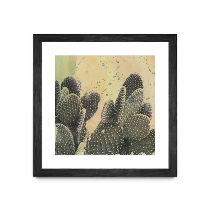 \"Desert Dreams Ii\" Matted and Framed Black 30x30 Wall Art