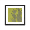 \"Opuntia Ii\" Matted and Framed Black 36x36 Wall Art