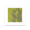 \"Opuntia Ii\" Matted and Framed White 30x30 Wall Art