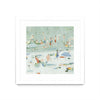 \"Summer Confetti Ii\" Matted and Framed White 36x36 Wall Art
