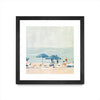 \"If It's The Beaches I\" Matted and Framed Black 36x36 Wall Art