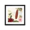 \"Aloha Ii\" Matted and Framed Black 30x30 Wall Art