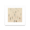 \"Beach Goer Iv\" Matted and Framed White 30x30 Wall Art