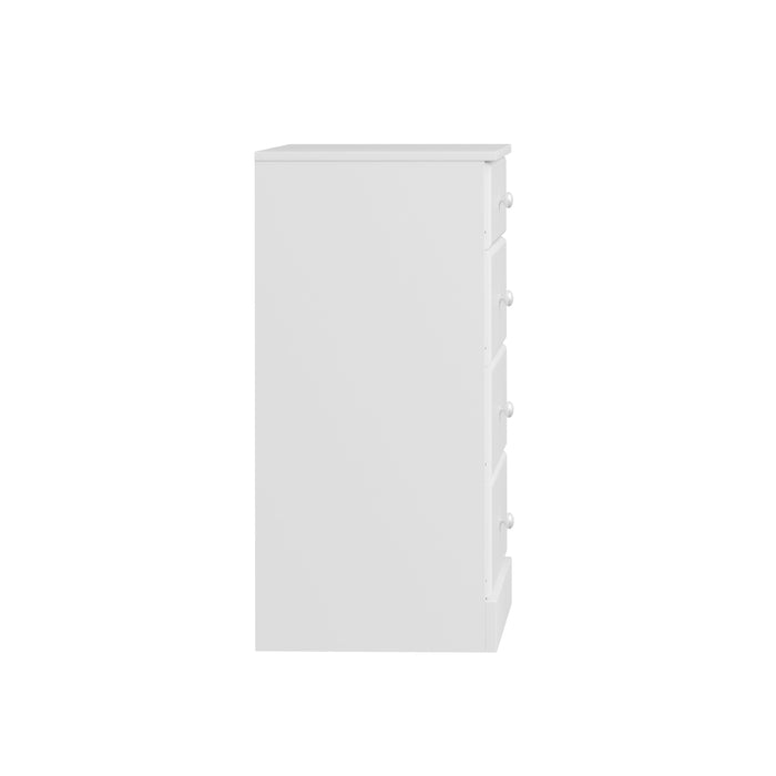 Astrid 4-Drawer Dresser - White