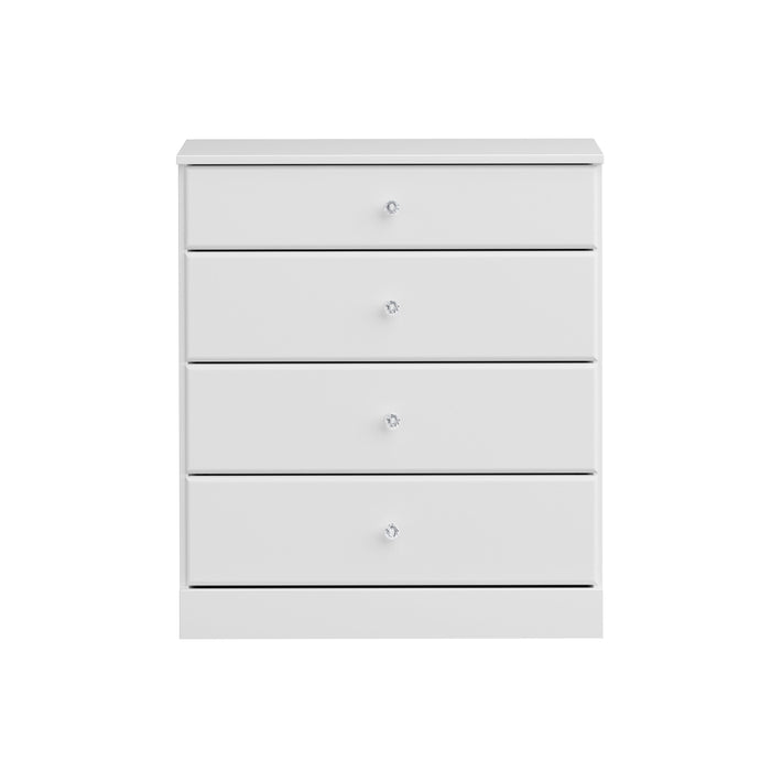Astrid Kids 4-Drawer Dresser - White
