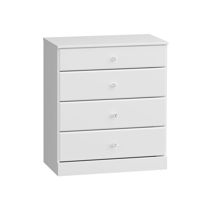 Astrid Kids 4-Drawer Dresser - White