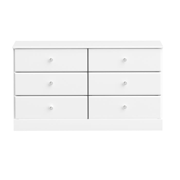 Astrid Kids 6-Drawer Dresser - White