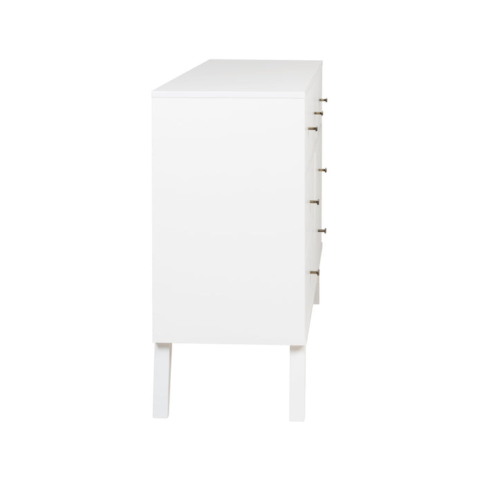 Milo 7-Drawer Dresser - White