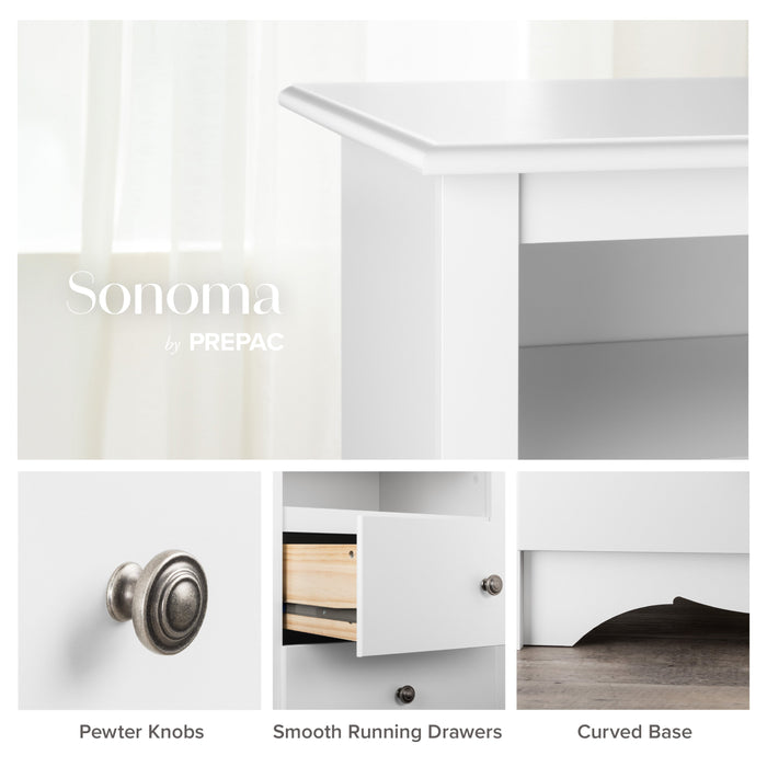 Monterey 5-Drawer Chest - White