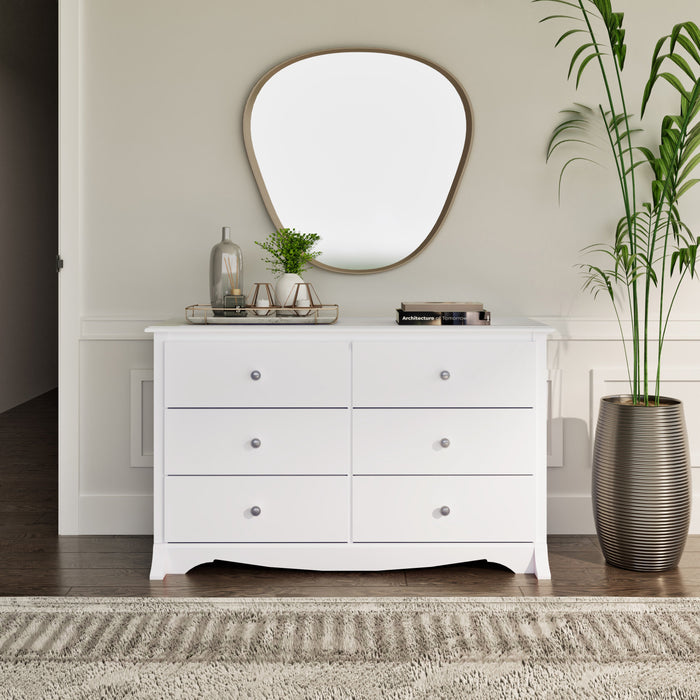 Monterey Kids 6-Drawer Dresser - White