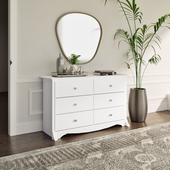 Monterey Kids 6-Drawer Dresser - White