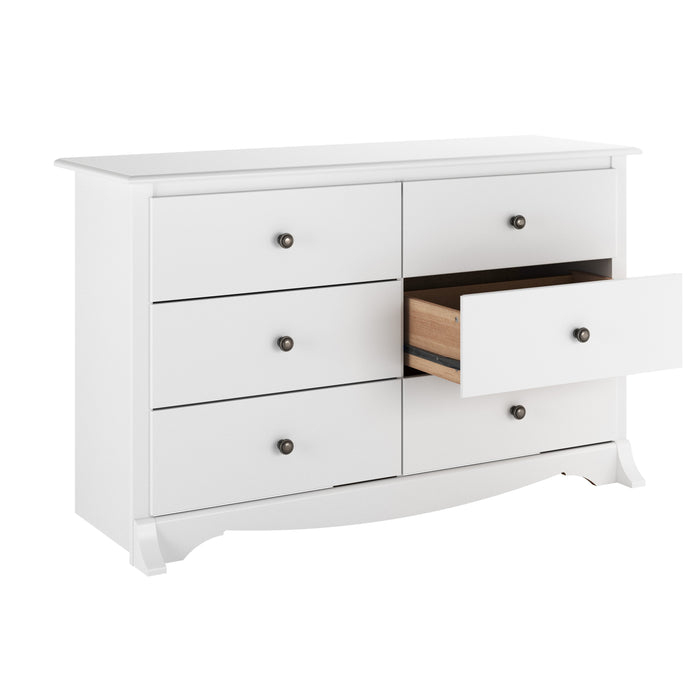 Monterey Kids 6-Drawer Dresser - White