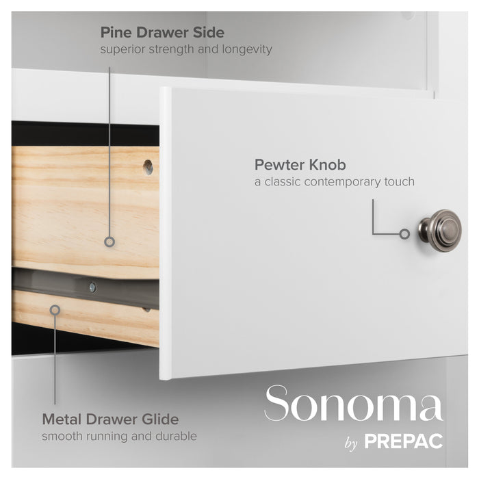 Monterey 6-Drawer Dresser - White