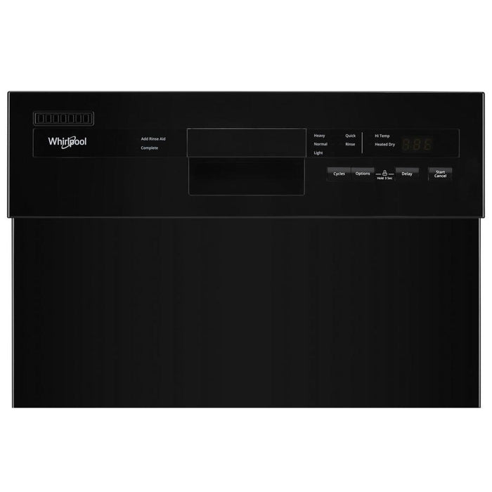 Whirlpool Small-Space Compact Dishwasher with Stainless Steel Tub - WDPS5118PB