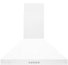 Hauslane Pro 30\" Convertible Matte White Wall-Mount Range Hood - WM-530WHT-30P